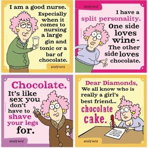 Tree-Free Greetings Premium Fridge Magnet - Set of 4